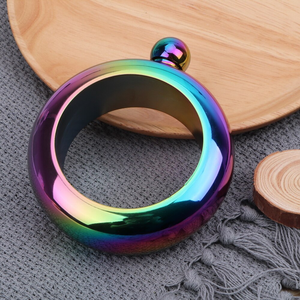 3.5 oz armbanden heupfles drinkgerei accessoires voor whisky wodka alcohol armband wijnfles ronde chique heupfles