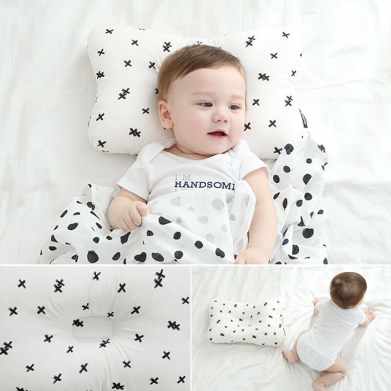 Toddler Baby Infant Newborn Sleep Positioner Support Pillow Cushion Prevent Flat Head Baby Pillow: 1