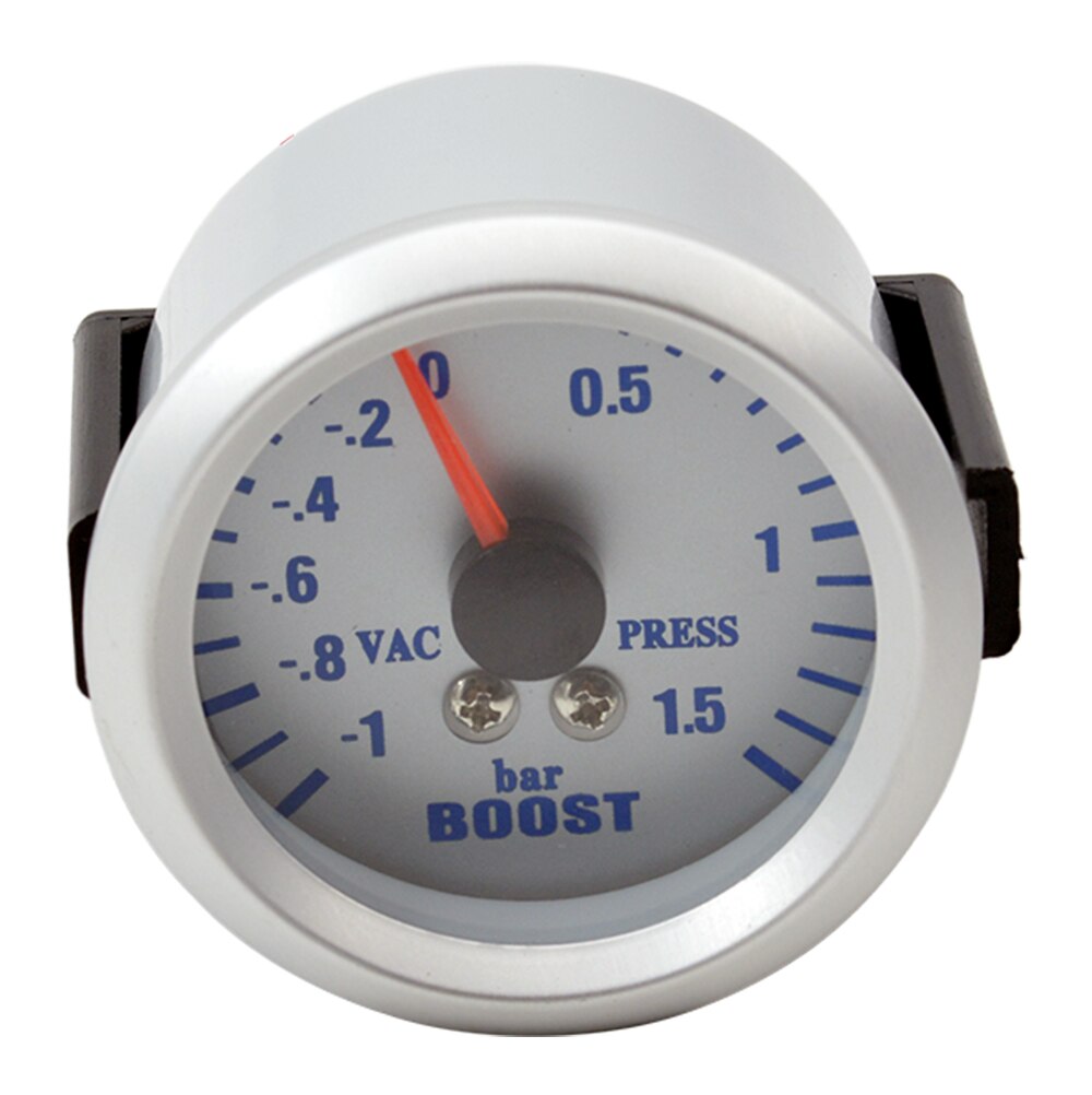 Dragon 52mm 2 Inch Auto Car Turbo Boost -1~2 Bar Gauge Clock Turbin Blue Backlight Vac Press Instrument Mete