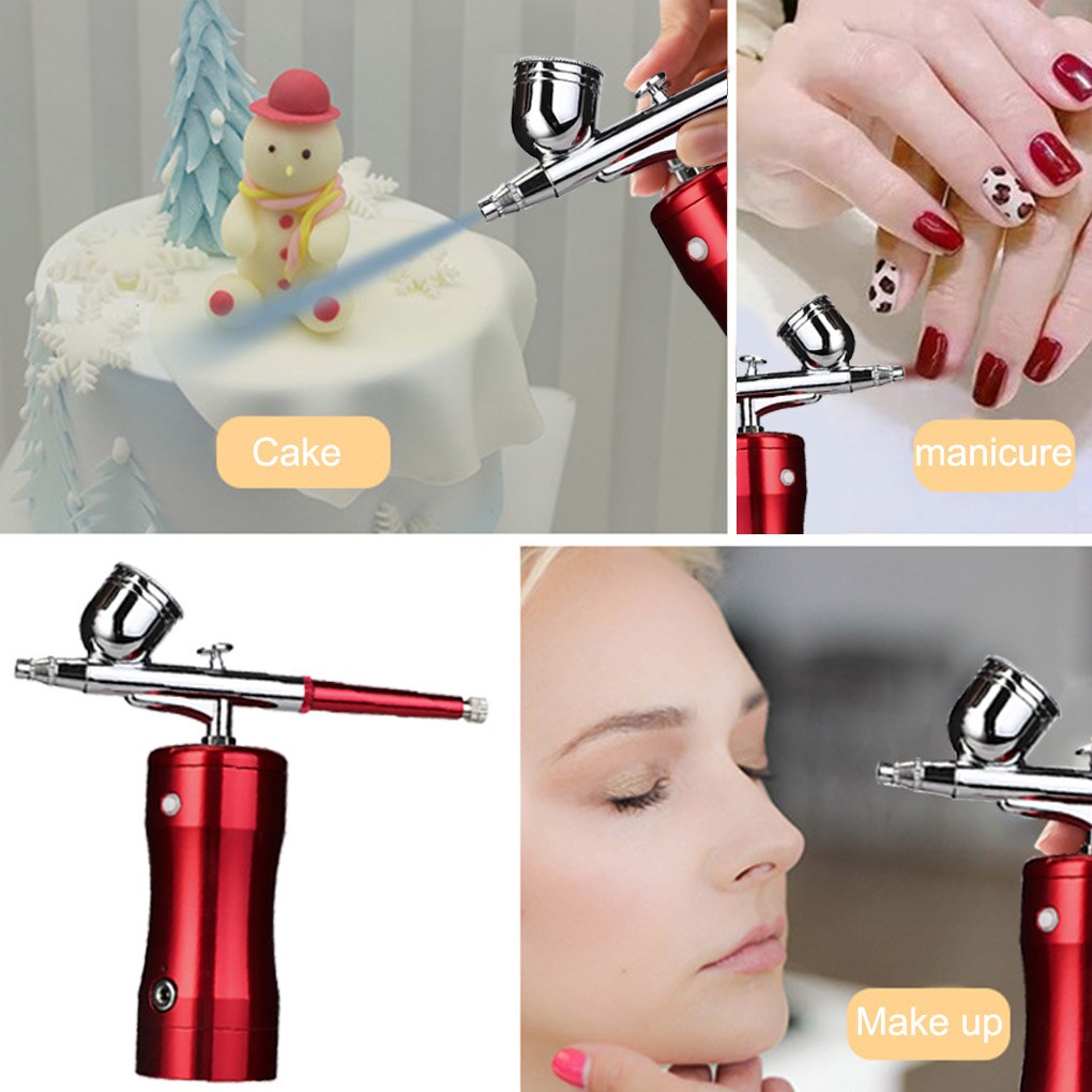 Multi-Purpose Cordless Mini Airbrush Set Spray Pump Gen Pen Air Compressor Kit Portable Air Brush Set Art Painting Spray Model