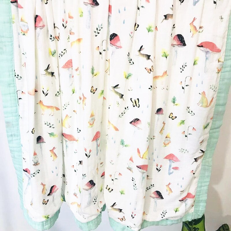 4 lager bambu muslin träd baby muslin filt vattenmelon täcke swaddle bättre än anais baby/bambu filt spädbarnssjal