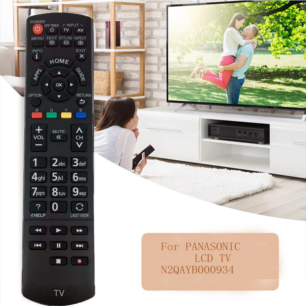 N2QAYB000934 Remote Control For PANASONIC LCD TV TH-32AS610A TH-42AS640A TH-50AS640A TH-60AS640A Replacement