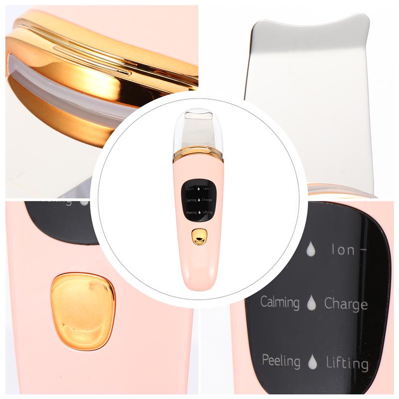 Skin Scrubber Rechargeable Ultrasonic Pore Cleaner Blackhead Remover Facial Lifting Tool