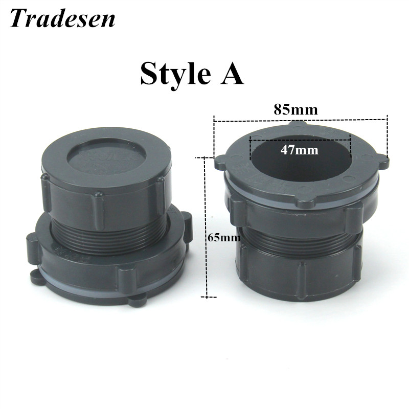 1Pcs Aquarium Fish Tank Water Niveau Plug Manual Drainage Hoofd Aquarium Afvoer Connector Tuin Landschap Drainage Adapter