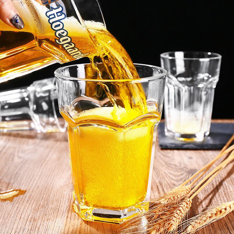 4000ml grande calibro Fujia tazza di birra bianca belgio importato tazza di birra bianca hoegaarden tazza di birra artigianale in vetro creativo