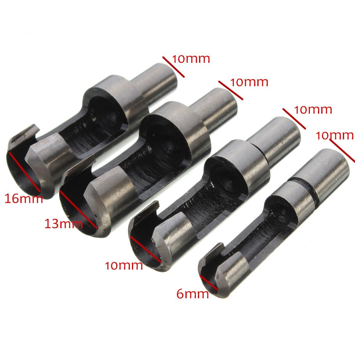 8 Stks/set Van Carbon Staal Kurk Cutter/Houtbewerking Boor/Klauw Soort Ronde Deuvel Boor Carbon Staal Kurk Cutter