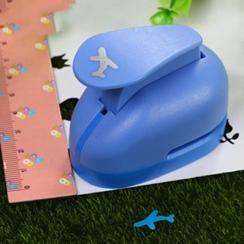 Free Ship 15mm-45mm Airplane shaped Craft Hole Punch Photo Frame Greeting Card DIY Tools Aircraft Paper and Eva Cutter