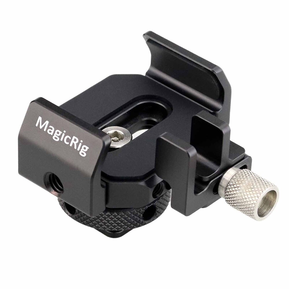 MAGICRIG Universal SSD Mount Holder with Cold Shoe for Samsung T5 &amp;T7 SSD for SanDisk SSD,for BMPCC 4K / 6K / 6K Pro Camera Cage: Default Title