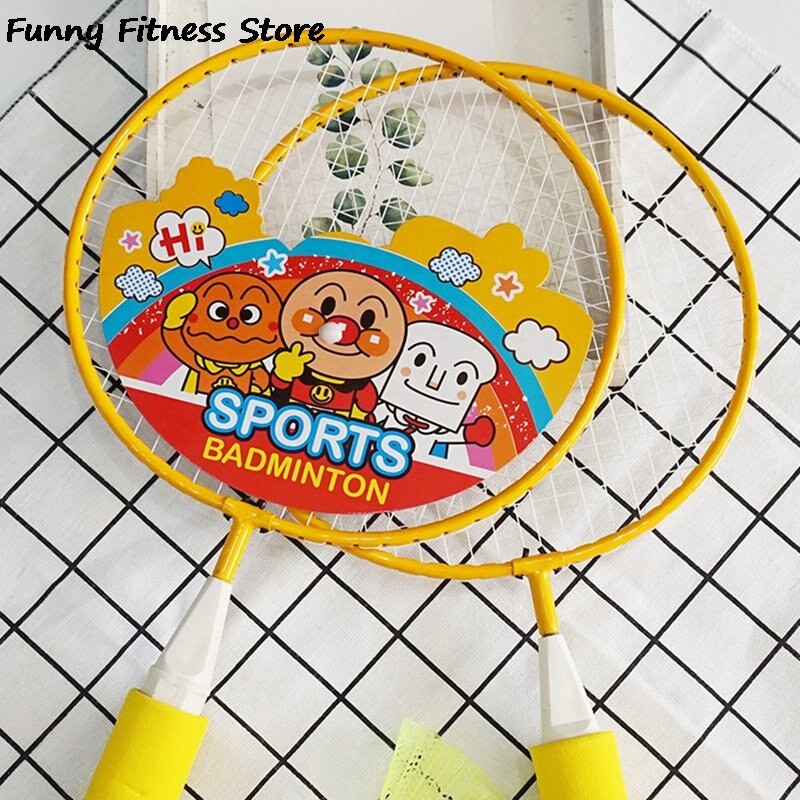 Children Indoor Outdoor Badminton Rackets Set Beginner Kids Child Badminton Racket Racquet Sports Training Game