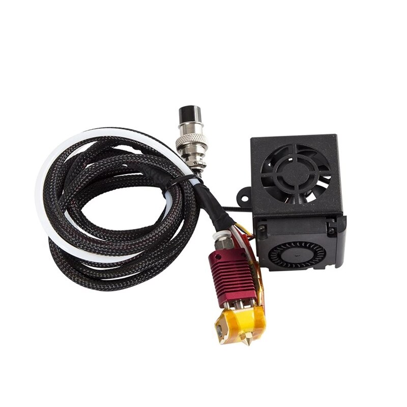Til creality 3d cr -10s fuldmonteret ekstruder kit cr -10 hotend samling fuld dysesæt fuld samlet ekstruder kit blæser dæksel 3