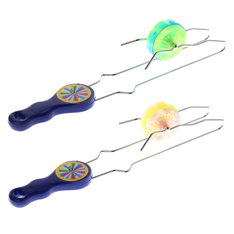 Kleurrijke Led Knippert Magic Rail Rolling Vliegwiel YO-YO Bal Speelgoed Voor Kinderen N1HB