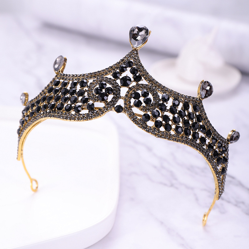 Trendy Stijl Kroon Tiara 'S Kristal Diadeem Voor Vrouwen Verkiezing Prom Bruids Bruiloft Haaraccessoires Sieraden Tiara 'S En Kronen Cadeau