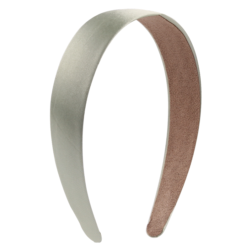1 Pc Popular Lady Solid Satin Hair Band Plain Alice Headbands For Girls 1Inch Width Ribbon Headband Sales DIY Hair Accessori