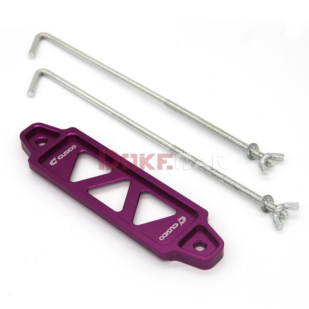 Alumínio Car Battery Tie Down Bracket, Alloy Battery Fasten Holder, 14cm, 19cm: Dourado