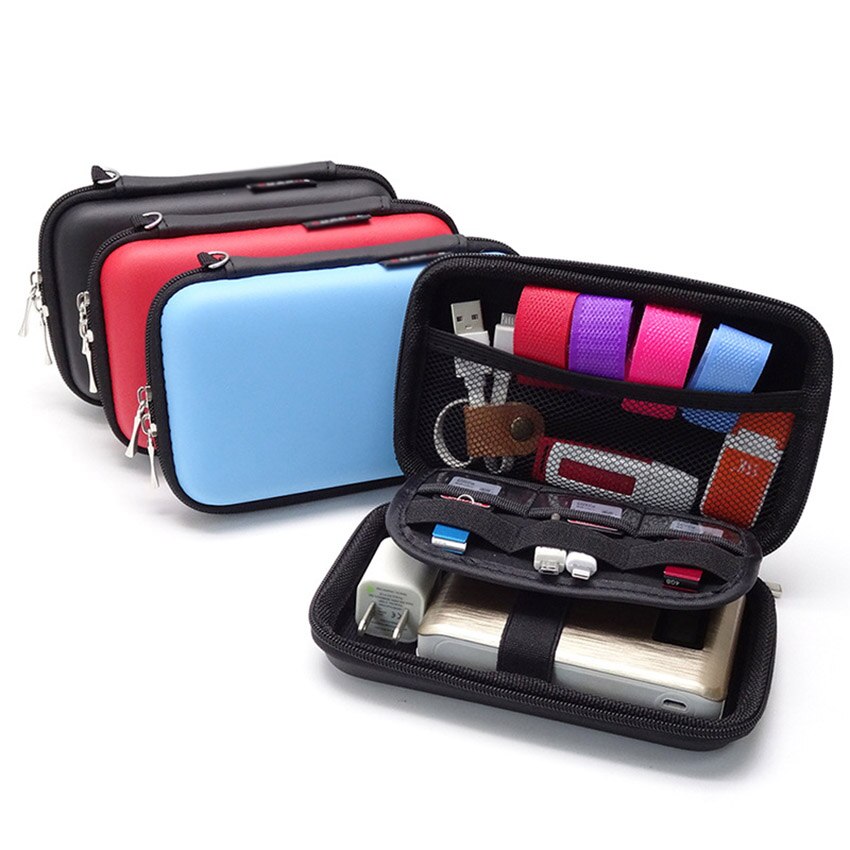Kabel Organizer Bag Case Hoofdtelefoon Power Bank Case Elektronische Gadget Organizer Kabel Tas Usb Draden Oplader Digitale Opbergdoos