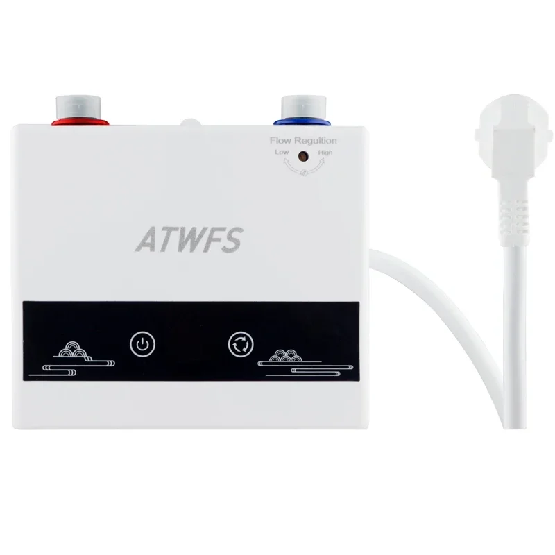 ATWFS Durchlauferhitzer, 220 V, 4600 W, tragbare elektrische Heizungen für Badezimmer, Warmwasser, Dusche und Heizung in der Küche zu Hause