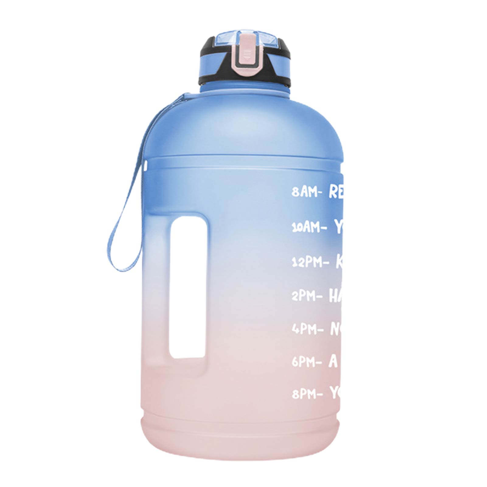 1 Gallon Water Fles 3.78L Met Stro Plastic Grote Capaciteit Gym Fitness Toerisme Bpa Gratis Sport Fles