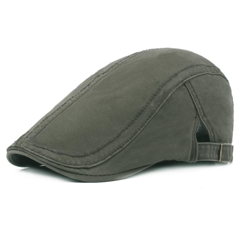 SUOGRY algodón gorras tipo boina para hombres Casual gorros boinas sombreros gorra de