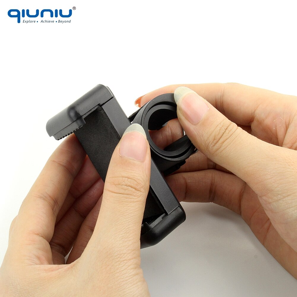 QIUNIU APP Cell Mobile Phone Clip Bracket Holder Adapter Mount Accessories for GoPro Hero 7 6 5 4 3+ 3 Monopod Pole