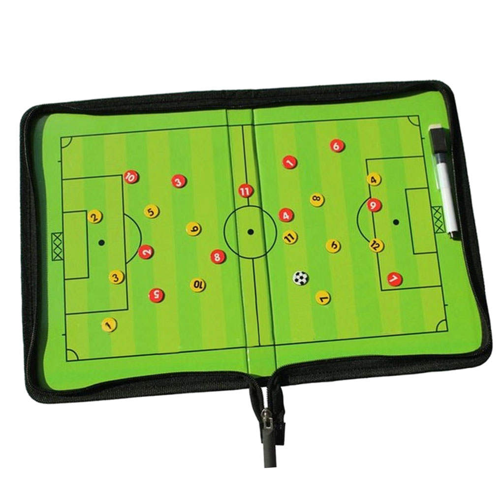 Soccer/Football Coaching Board Coaches Magnetic Board Kit with Marker Pen, 40x27cm
