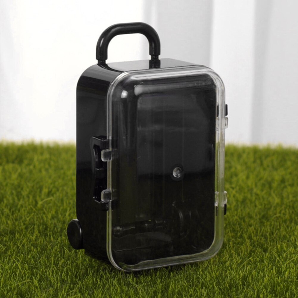 12pcs Mini Cute Party Favors Wedding Birthday Candy Box Suitcase Shape With Handle Baby Shower Portable Lightweight