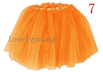 Goedkope tutu rok, meisjes rok in promotionele prijs, meisjes petticoat: orange