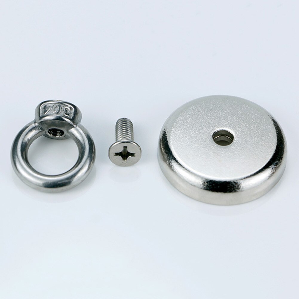 Neodymium Magnet Super Strong Powerful Salvage Hook Fishing Magnetic Circular UND