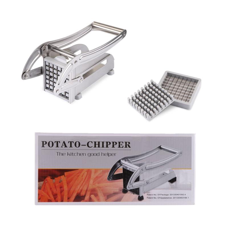 Kartoffelskive skære maskine skæremaskine skære pommes frites bedst værdi rustfrit stål bruger ikke hjemmekartoffel agurk