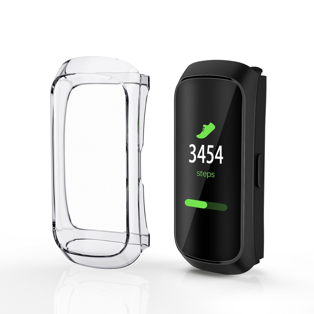Voor samsung galaxy fit plating tpu anti-hoesje voor galaxy fit smartwatch hoesje duurzaam hoesje zacht tpu doorzichtig hoesje: 1