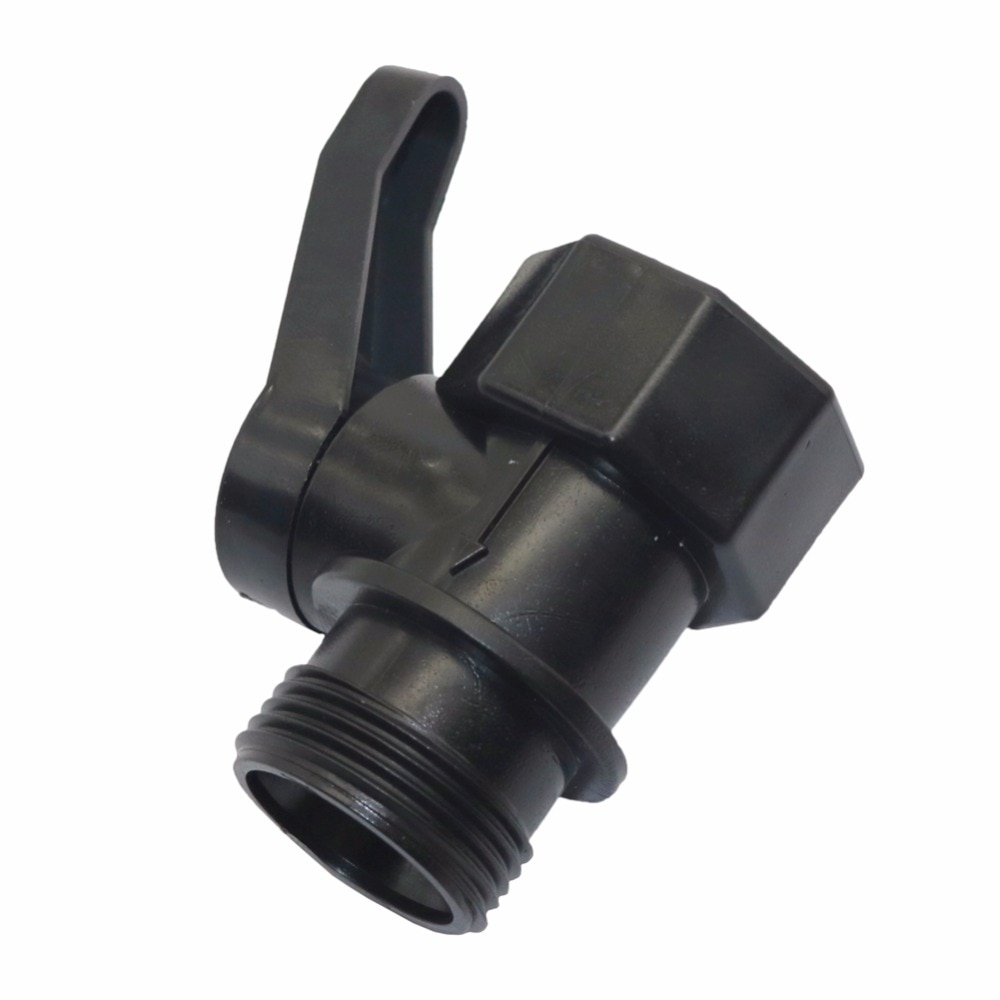 3/4 inch male and female threaded connector block switch homebrew pipe fittings plastic garden tools
