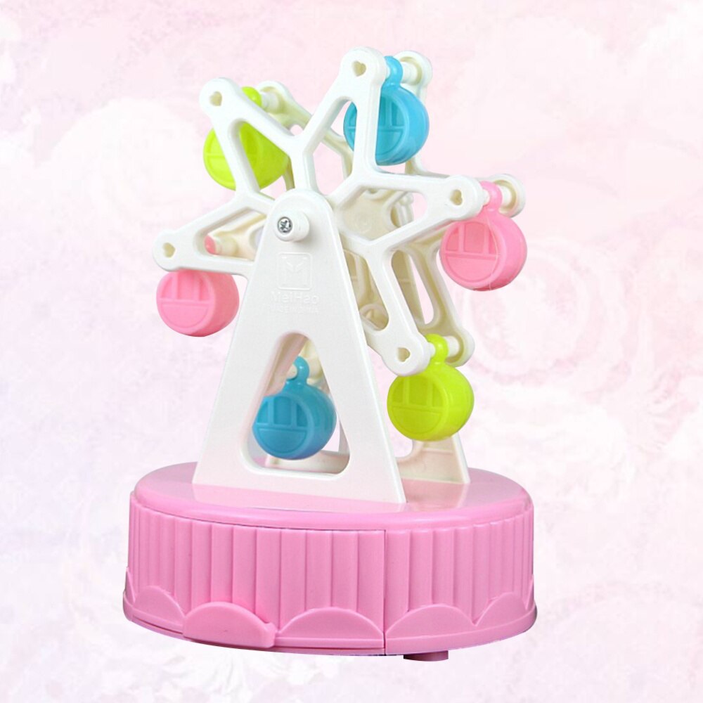 Cartoon Ferris Wheel Box Rotating Box Decorations for Kids Children )