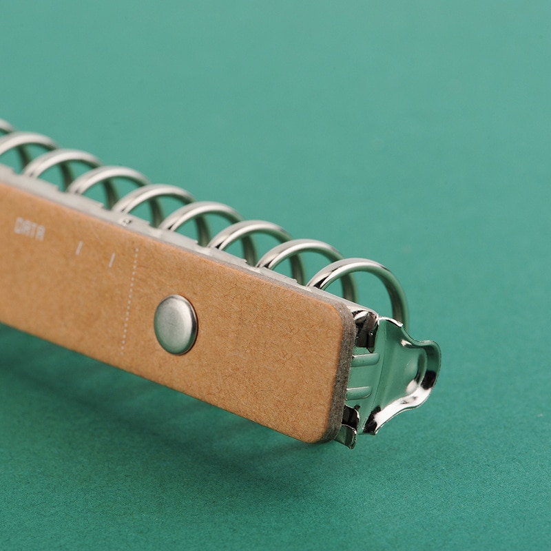 B5-26 Holes Metal Loose Leaf Book Binder Hinged Ring Binding Rings Desk Calendar Circle for 120 Pages Paper Storage Folder