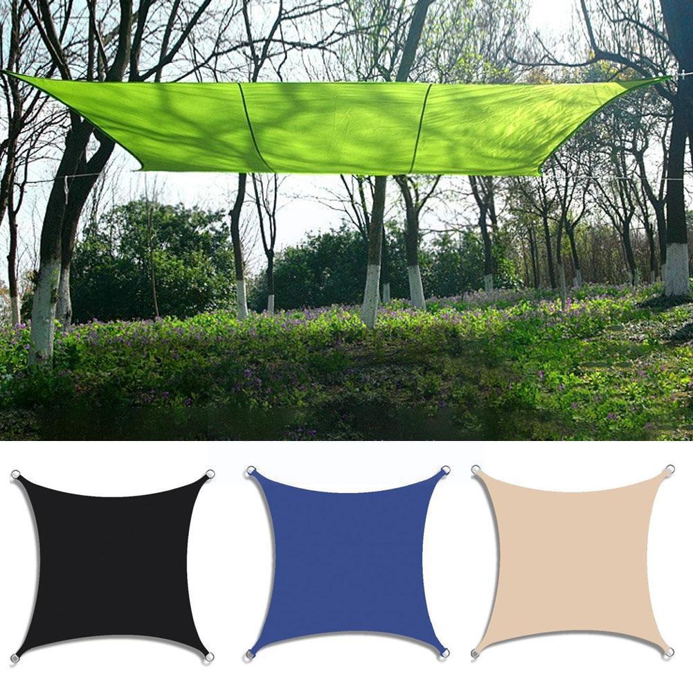 Summer Outdoor Waterproof Anti-uv Shade Canvas Oxford Cloth 300d Awning Courtyard Awning Rain Sunscreen Garden Cover F8c9