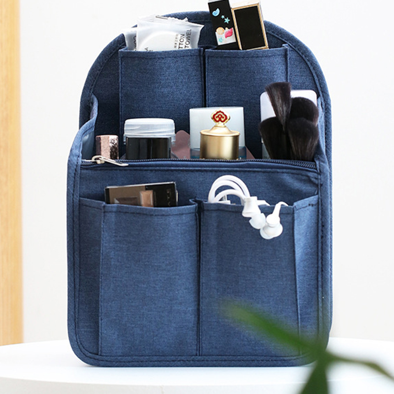 Tragetasche mit Reißverschluss für Handtasche, Innentasche, Organizer, Einsatz, großes FassungsvermöGen