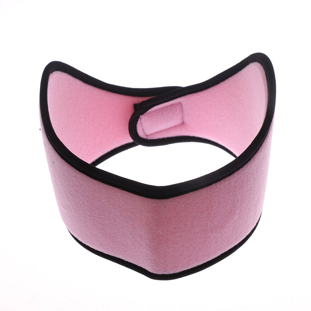 1PC Unisex Polar Fleece Ear Warmer Ear Muff Ski Head Band Polar Fleece Ski Ear Muff Unisex Stretch Spandex Ear Muff: Pink