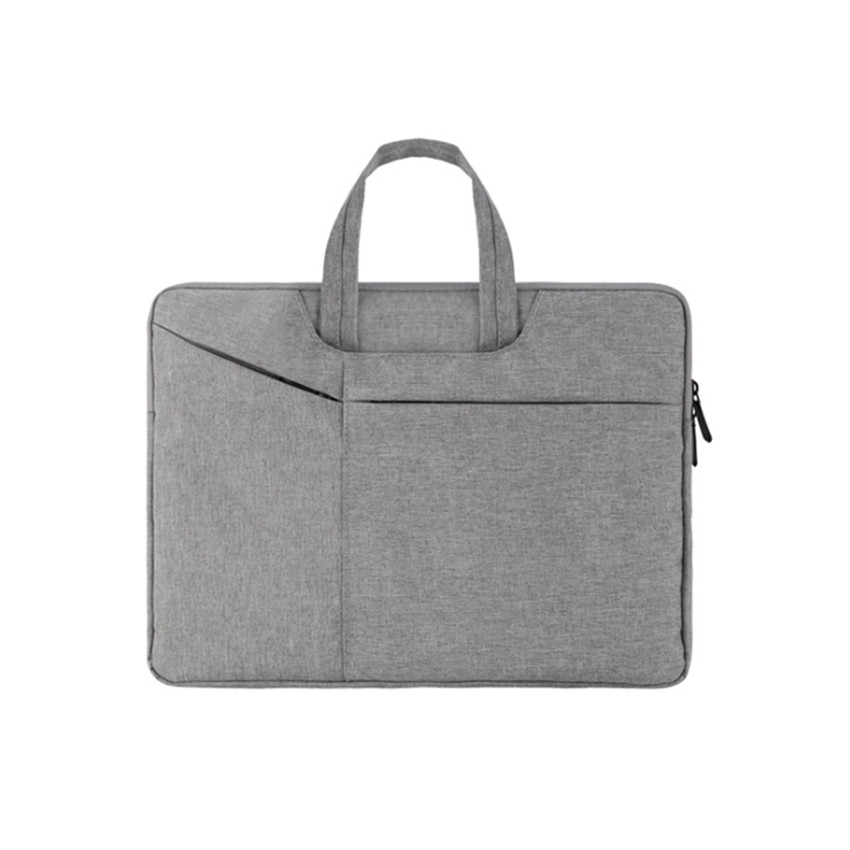 Laptop väska laptop liner bag dam laptop väska anpassad logotyp: Mörkgrå