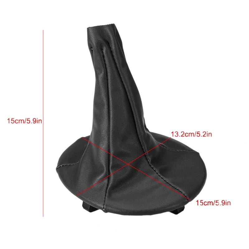 Gear Shift Knob Boot Gaiter Dust Cover for Fiat 500 500C Panda