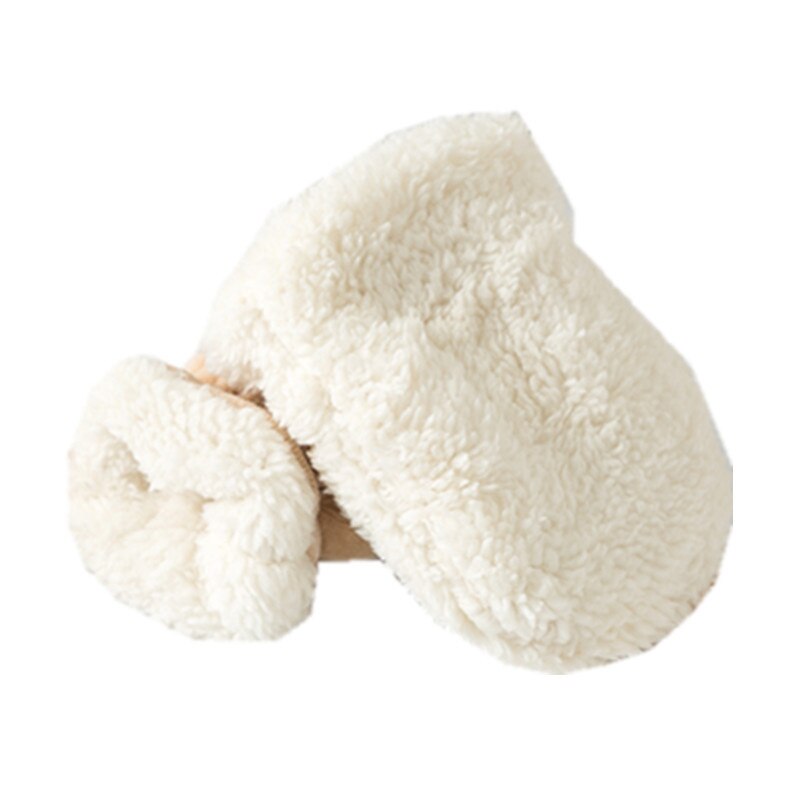 Kinderen Mittens Winter Warm Plus Fleece Verdikking Handschoenen Voor 1-3 Jaar Oude Kinderen Opknoping Nek Wollen Handschoenen met String
