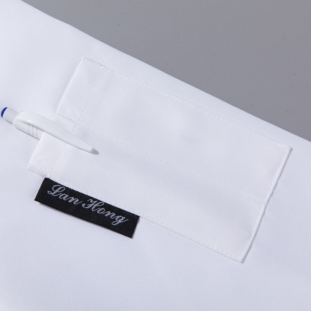 Food Service Long Sleeve Chef Jacket Head Chef Uniform Restaurant Hotel Kitchen Blue Black Chef Uniform Chef Coat