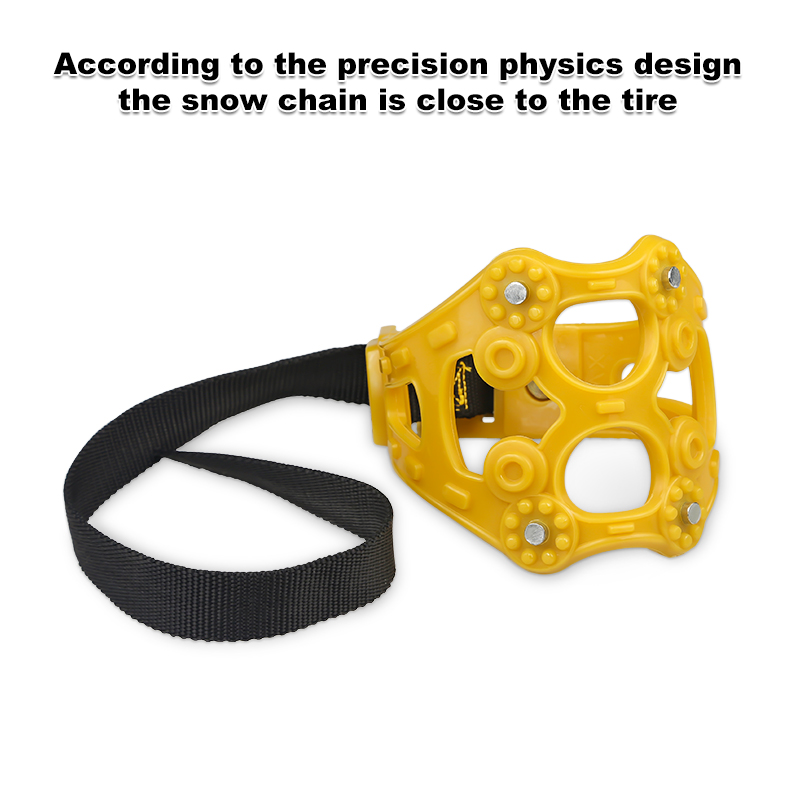 4PCS/Set Winter Car Snow Tire Anti-Skid Chains Belt Strap Adjustable Universal Vehicle Auto Anti Slip Tyre Chains For Mud Snow