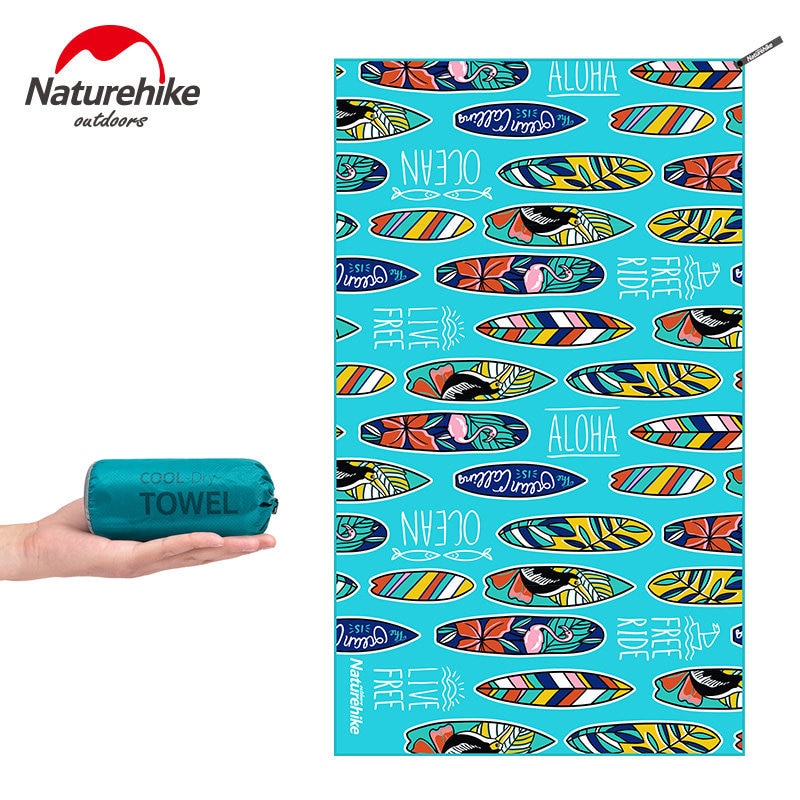 Naturehike Compact Bandana Microfiber Snel Droog Camping Handdoek Sneldrogende Reizen Wandelen Bad Strand Zwemmen Gym Handdoek