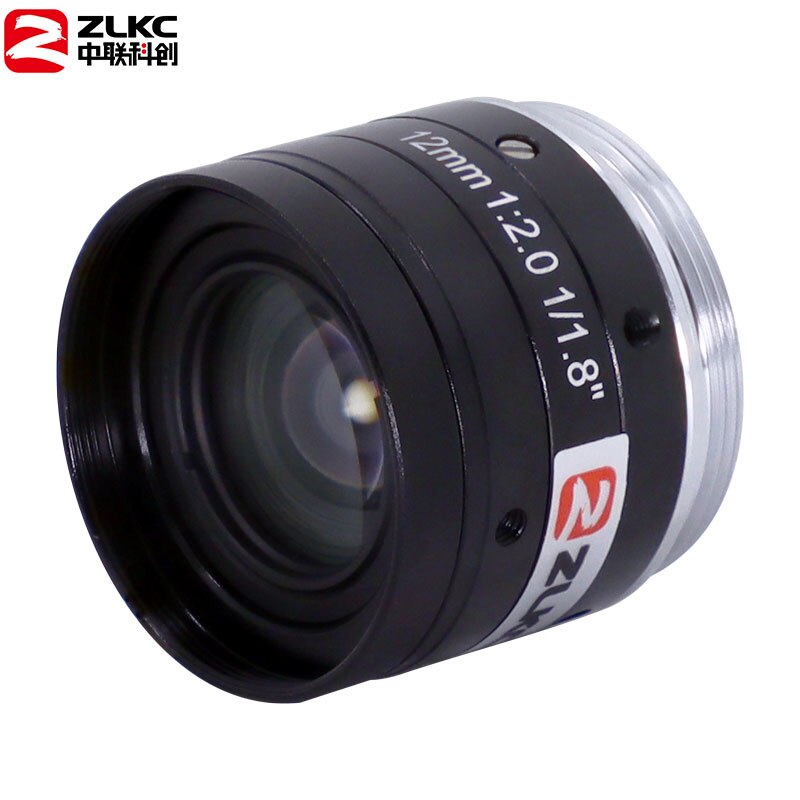 Fa Lens C-Mount 12Mm Diafragma F2.0 1/1.8 &quot;Beeldformaat Machine Vision Lens Surveillance Camera Manual Iris Cctv Lens 5.0Megapixel