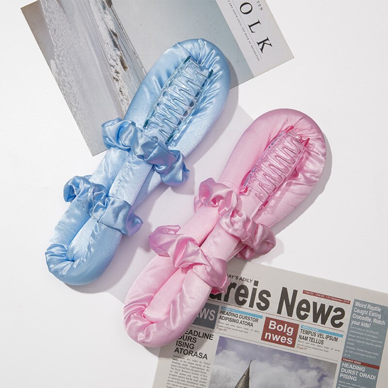 Heatless Curling Rod No Heat Hair Curlers Ribbon Headband Hair Rollers Sleeping Soft Curl Bar Wave Formers Hair Styling Tool