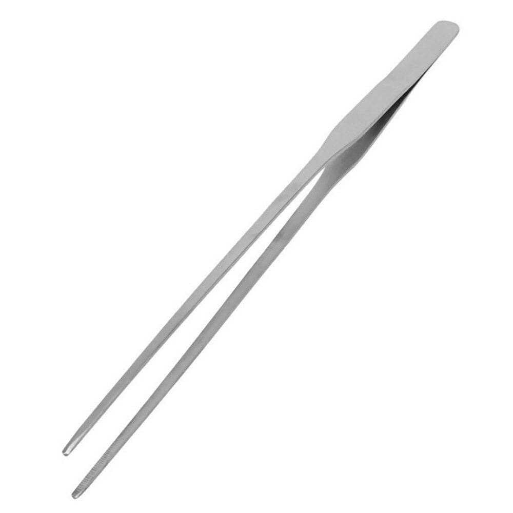 25# Stainless Steel Curved Aquarium Tweezers Aquarium Plant Shrimp Reef Tweezer Fish Tank Cleaner Aquarium Accessories