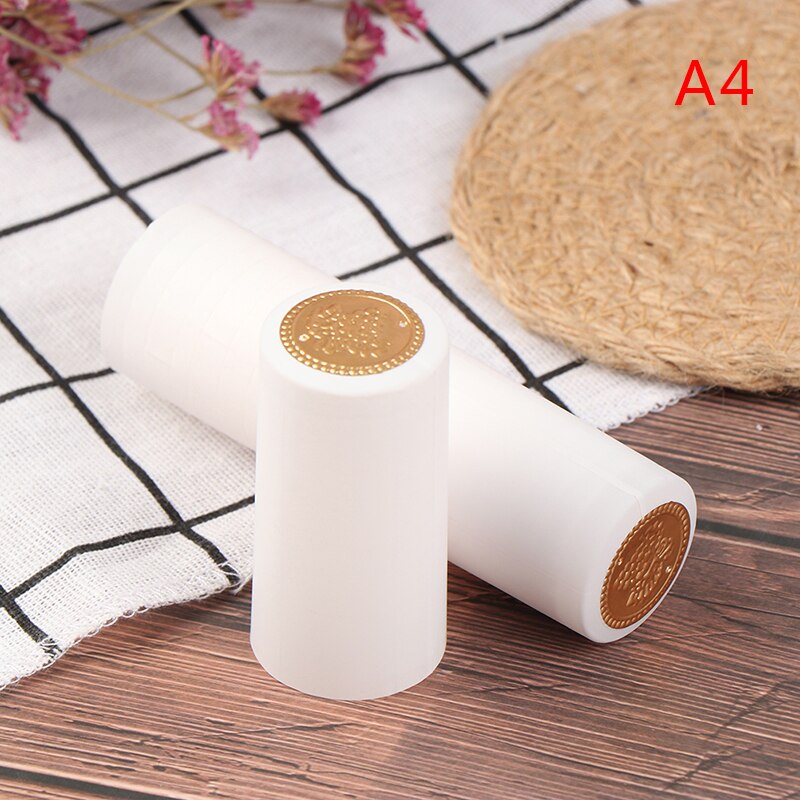 Tapón termorretráctil de PVC, accesorios para Bar, suministros para , elaboración casera, tapa de sellado para botella de vino, 10 unids/lote