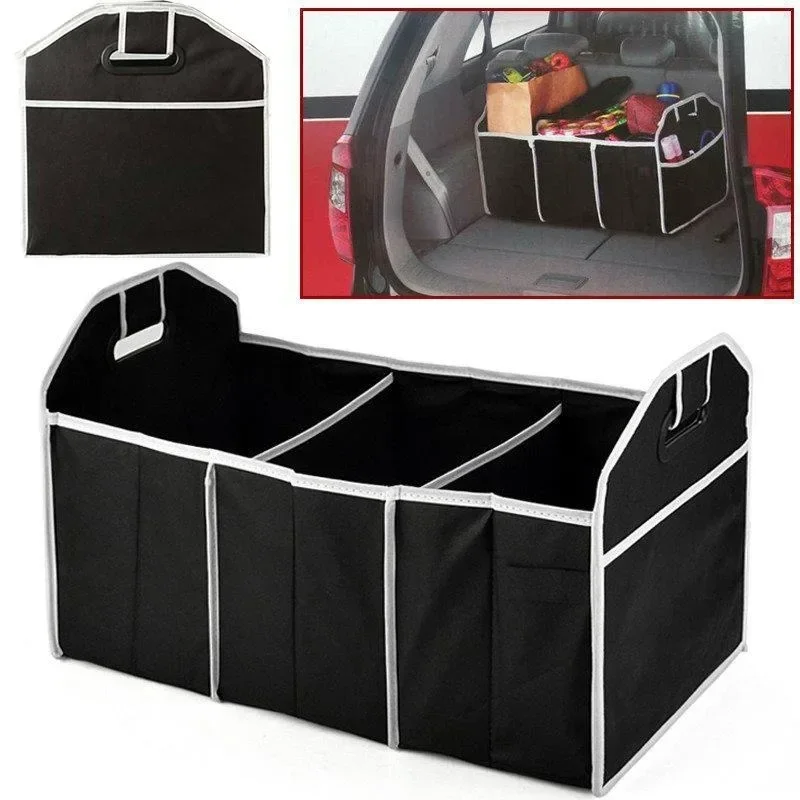 Car Storage Box Foldable Car Trunk Organizer Toys Food Storage Container Bags Box Car Accessories Auto Organizer
