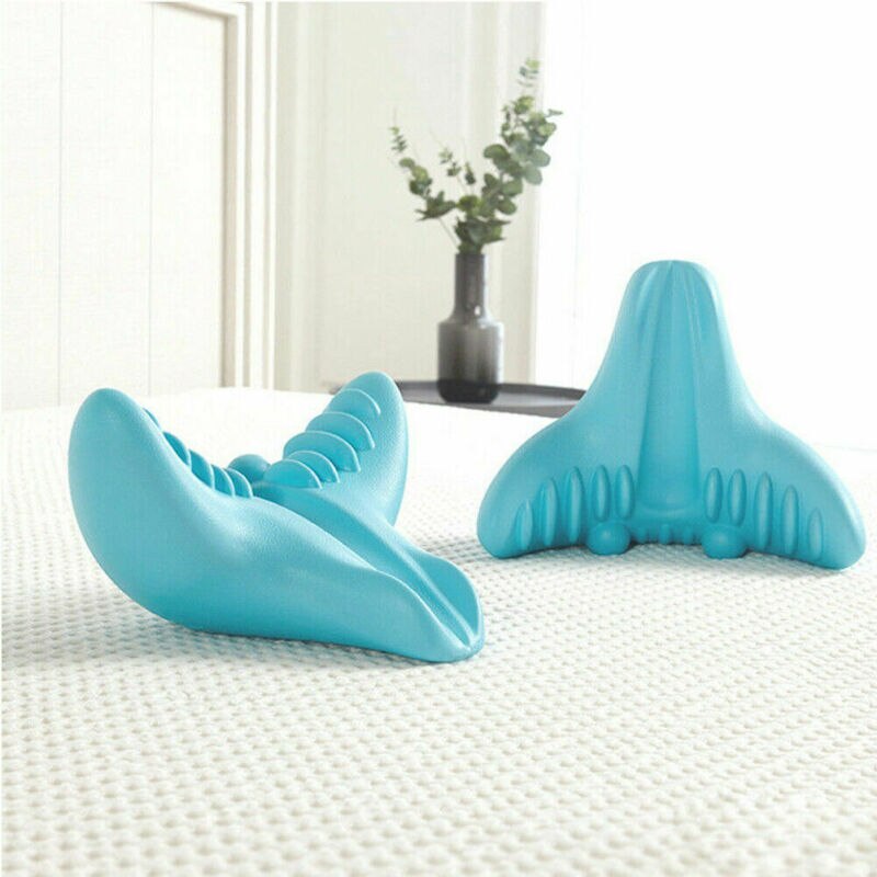 Hals Massager Ontspanning Kussen Draagbare Zwaartekracht Acupressuur Massage Kussen C-Rest Nek Cervicale Schouder Pijn Tool