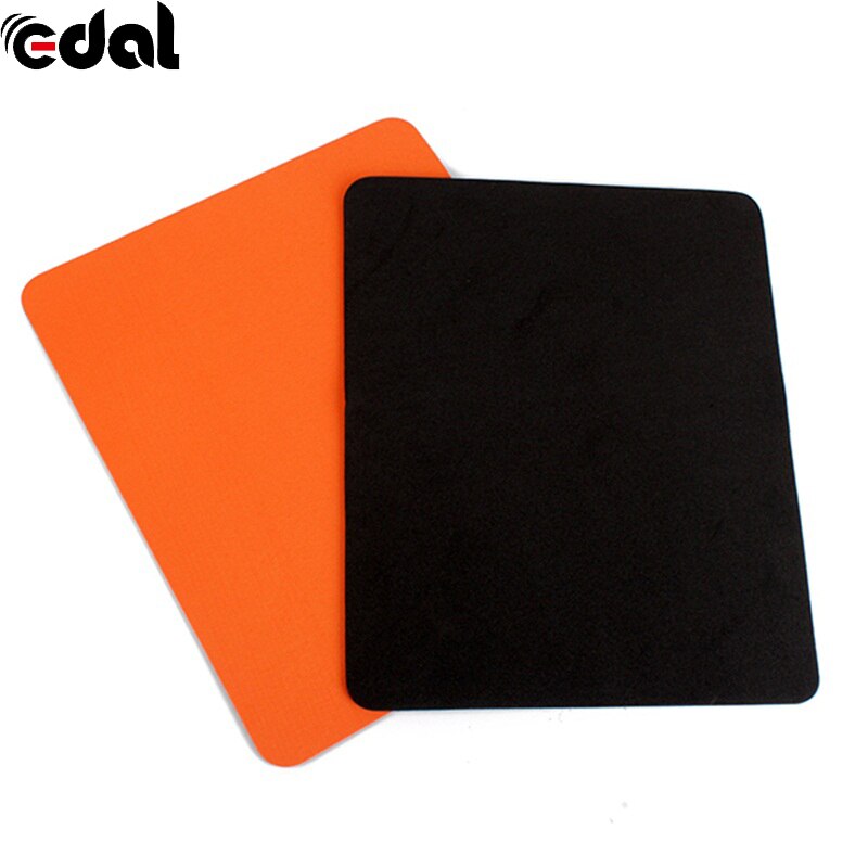 215*175*3mm Unique Durable Mouse Pad Mat Useful Mice Pad For Optical / Trackball Mouse Mat Black/Orange