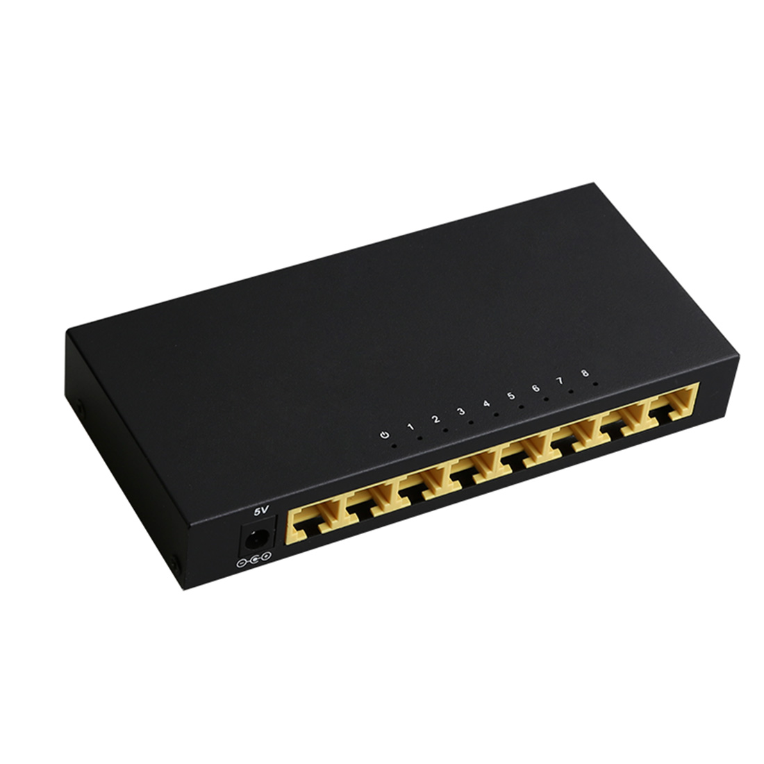 Mini 8Port Network Switch Desktop Gigabit Fast RJ45 Ethernet Switcher LAN Switching Hub Shunt Adapter 10/100Mbps