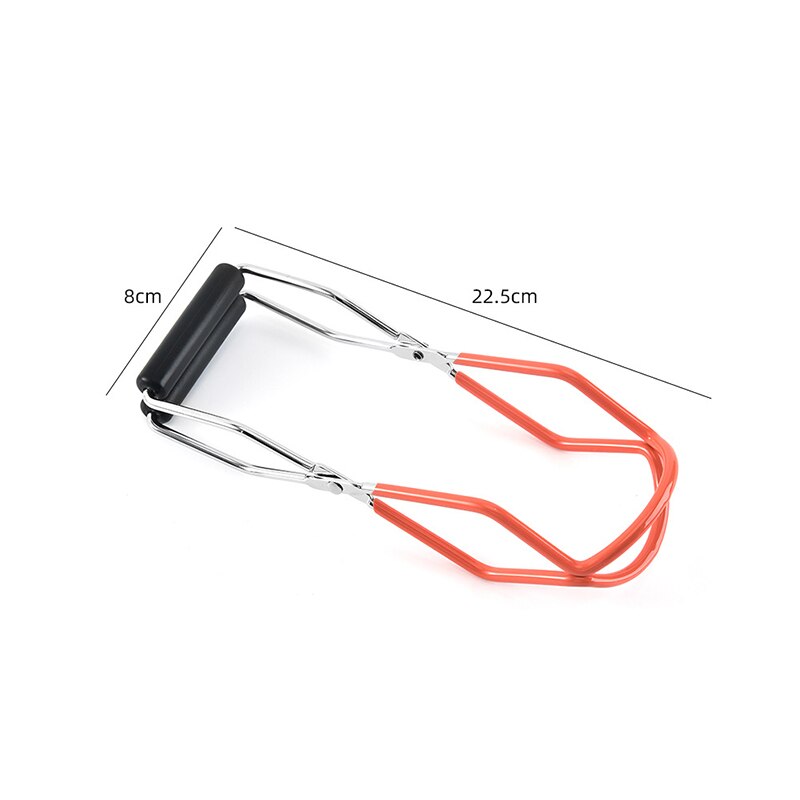 Stainless Steel Canning Lifter Canning Tongswith Handle Can Lifter Tongs Jar Clip Heat Resistance Anti-clip Jar Glass Lifter